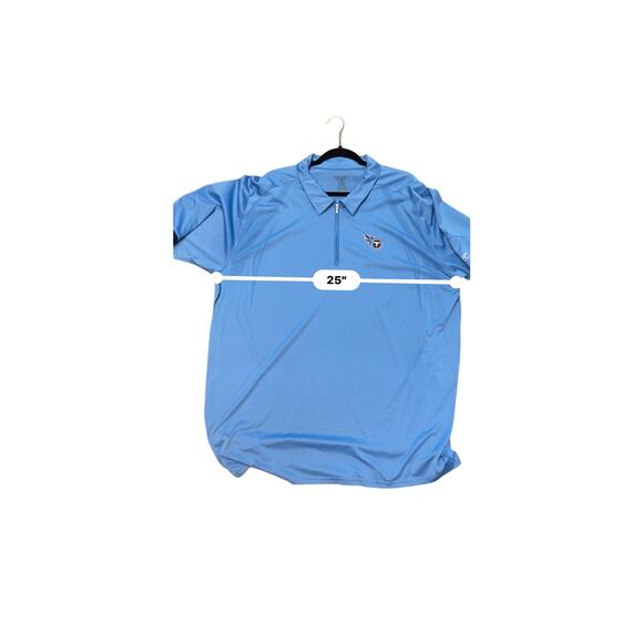 RBX Tennessee Titans Men’s 2XL Blue Zip Front Shirt Official NFL Licensed - Picture 8 of 8